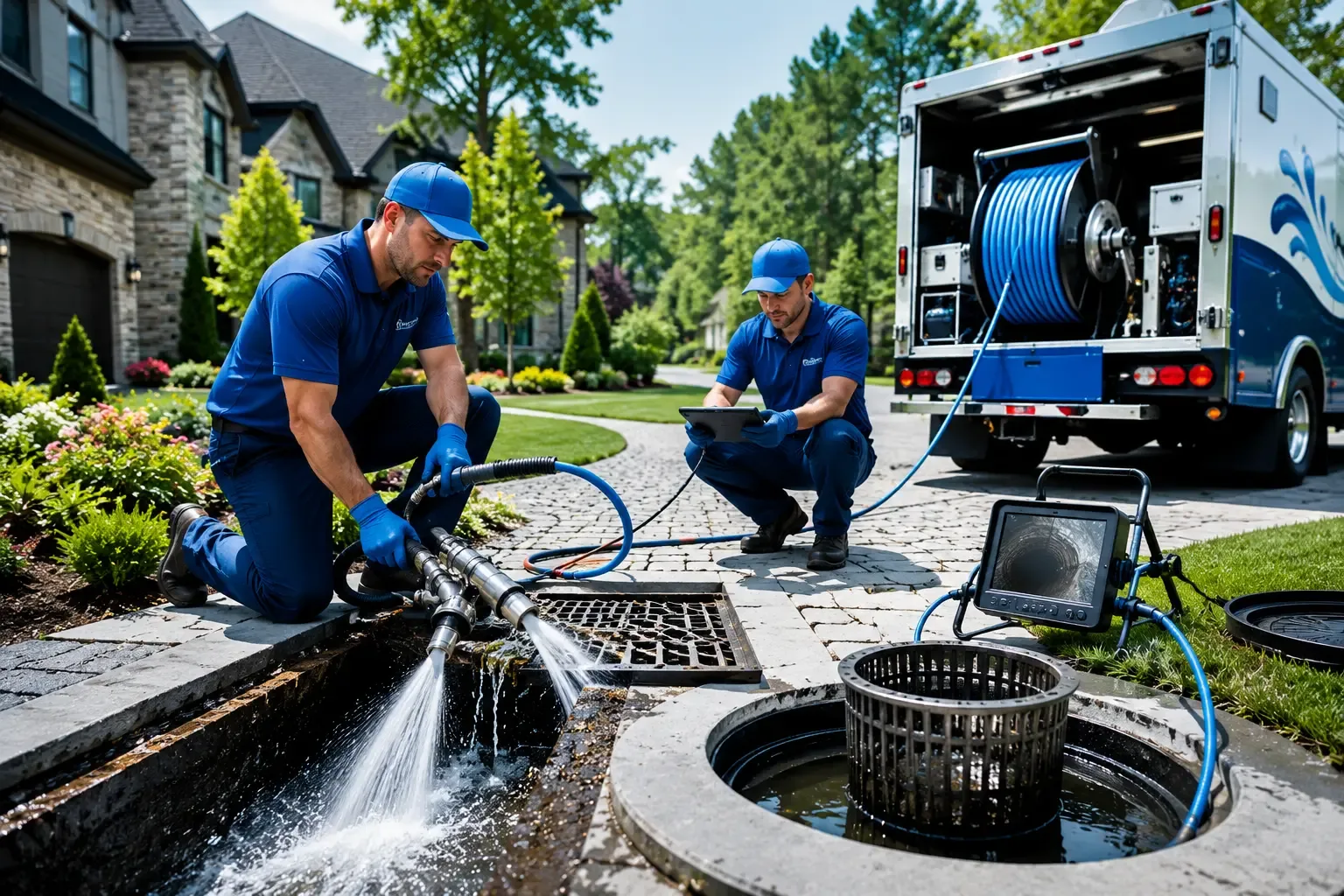 Local outdoor drain cleaning professionals in Hanna, IN